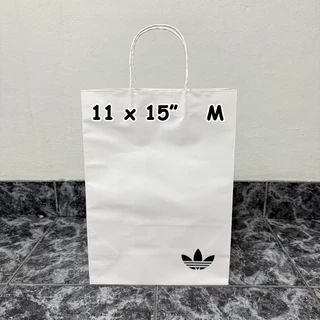 Adidas ถุงกระดาษ ถุงหิ้ว ของแท้ 100% (แพคใส่กล่องแบบเรียบ) - รบกวนสั่งแยกกับรายการอื่น
