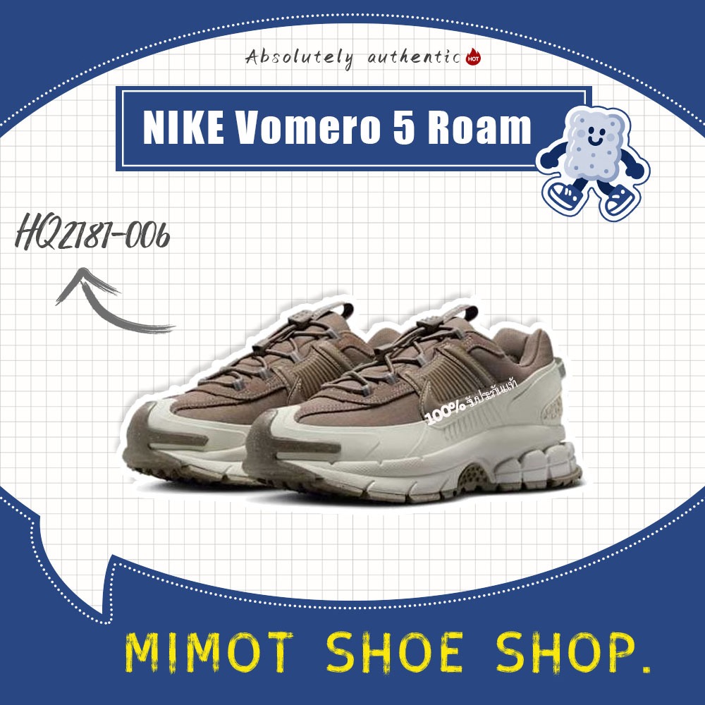 MIMOT SHOE SHOP ‧🎈pre-order🎈Vomero 5 Roam (รองเท้าวิ่ง,รองเท้ากีฬา) Light Bone - HQ2181-006 Unisex ร