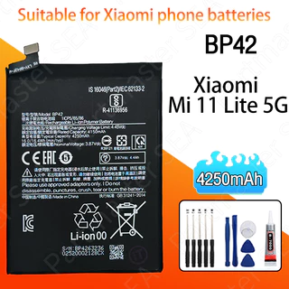 แบตเตอรี่ Xiaomi Mi 11 Lite 5G/Mi 11 Lite 5G ne Phone Battery BP42 4250mAh แบตเตอรี่ ประกัน1ปี แถมชุดไขควงพร้อมกาว