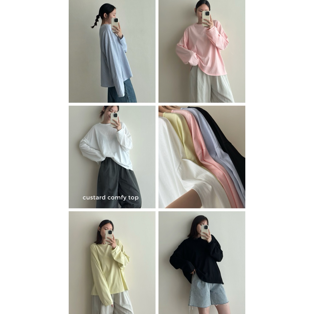 FADTHINGS : custard comfy top 🍎 remake 2025