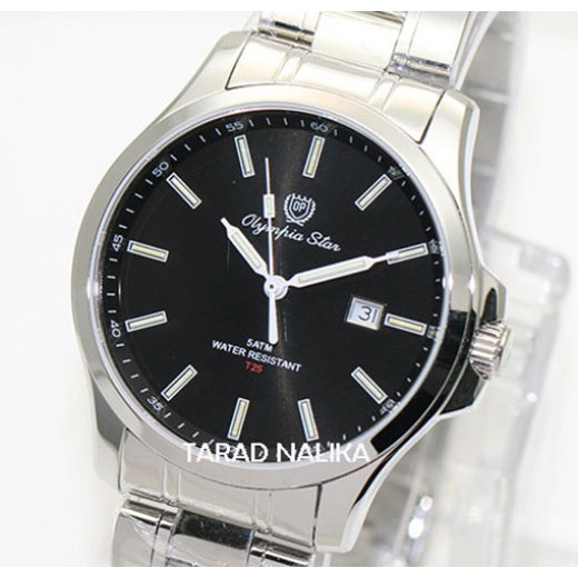 นาฬิกา Olympia Star Gent หลอดแก็สเรืองแสง 25 ปี 58054TM-204