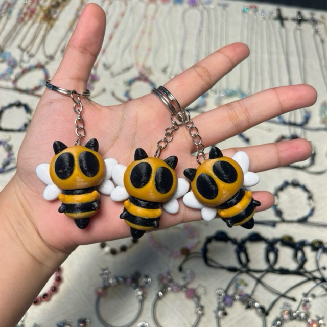พวงกุญแจผึ้ง ปริ้นเครื่อง 3D 🐝🐝🐝