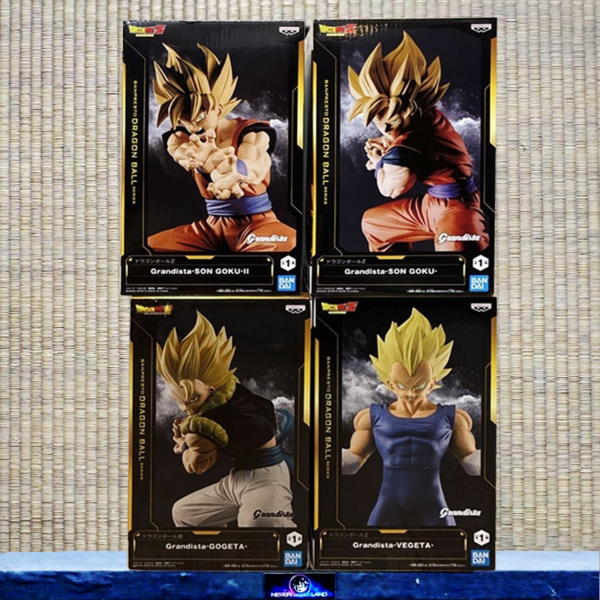 BANDAI BANPRESTO FIGURE: DRAGON BALL / ดราก้อนบอล -  GRANDISTA - SON GOKU / GOGETA / VEGETA
