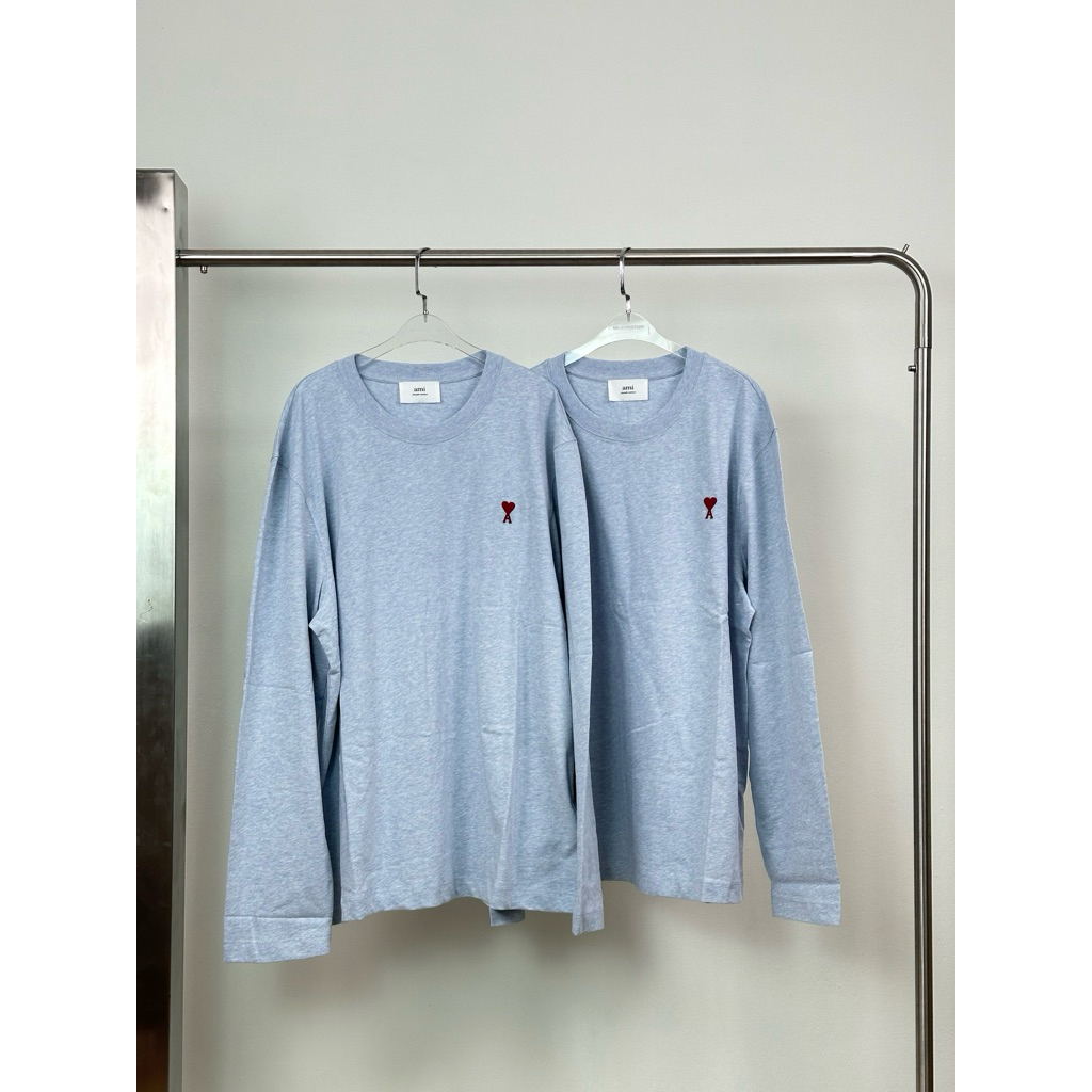 NEW! AMI PARIS LONG SLEEVE T-SHIRTS