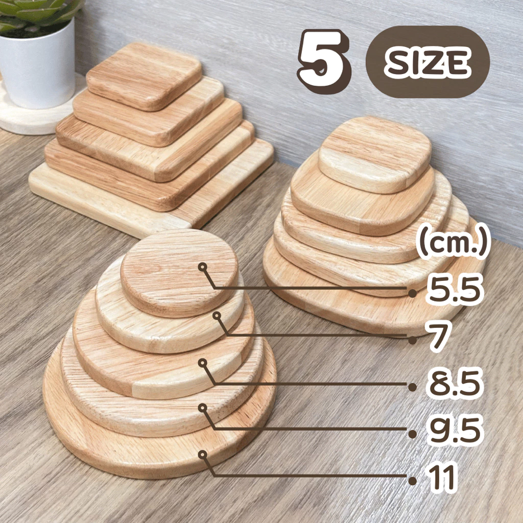 Display Prop พร็อพไม้จัดวางสินค้า / ฐานไม้วางโมเดล Art Toys / DIY