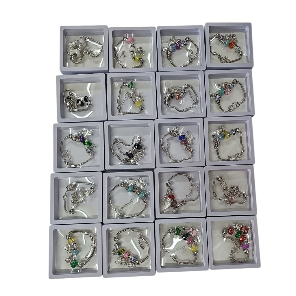 ✨ข้อมือแฟชั่นประดับลูกปัดหลากสี ปรับขนาดได้ พร้อมกล่อง✨ - รูปที่ 2