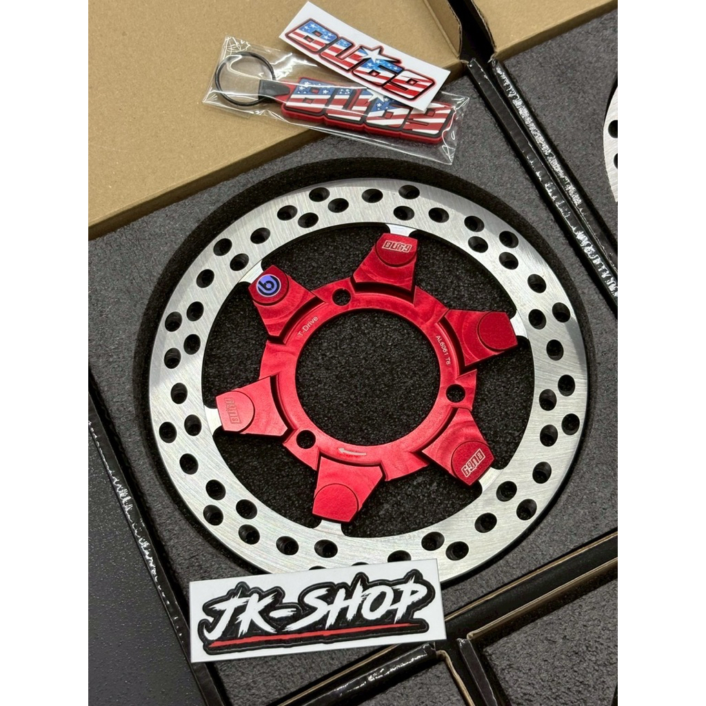 จานbu69แท้ ลายทีไดฟ์T-Dive208มิล ลายBK-T205มิล แท้ แถมสติกเกอร์แถมพวงกุญแจ - รูปที่ 6