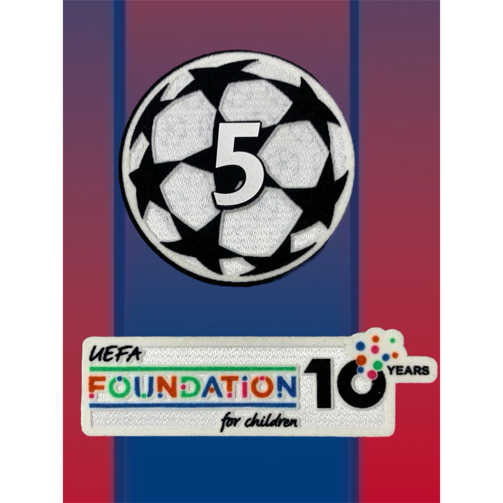 อาร์มแขน UCL ไว้ติดทีม Barcelona ของแท้💯