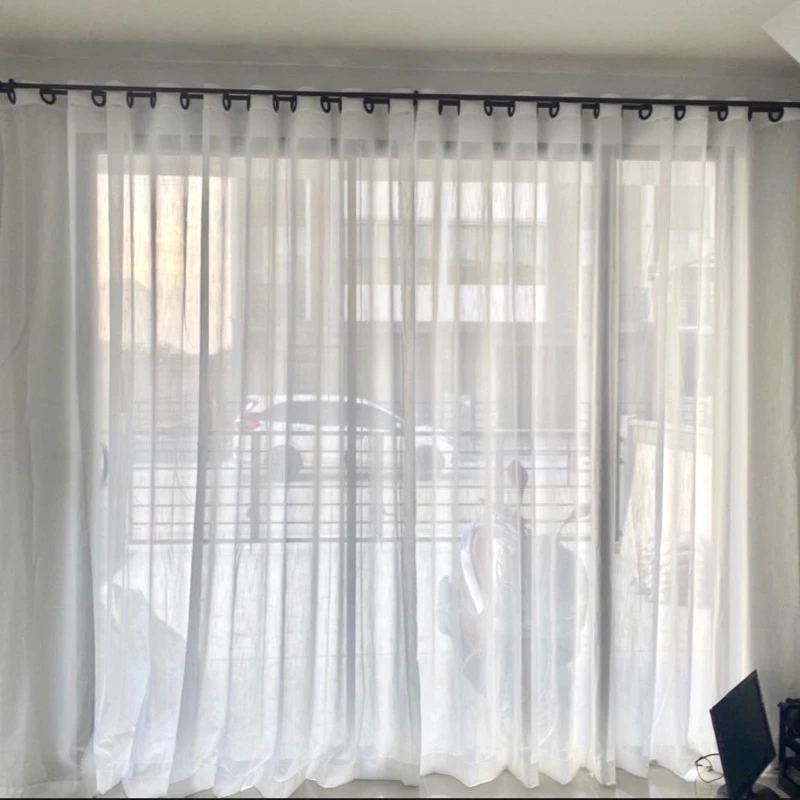 แนะนำ ผ้าม่าน ผ้าม่านโปร่งแสงสีขาว ม่านบางกรองแสง สไตล์มินิมอล ผ้าม่านหน้าต่าง ผ้าม่านประตู บางและเบา อ่อนนุ่ม ราคาพิเศษ มีเก็บเงินปลายทาง
