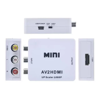 ตัวแปลงสัญญาณ HDMI to AV TV RCA Converter AV TO HDMI adapter