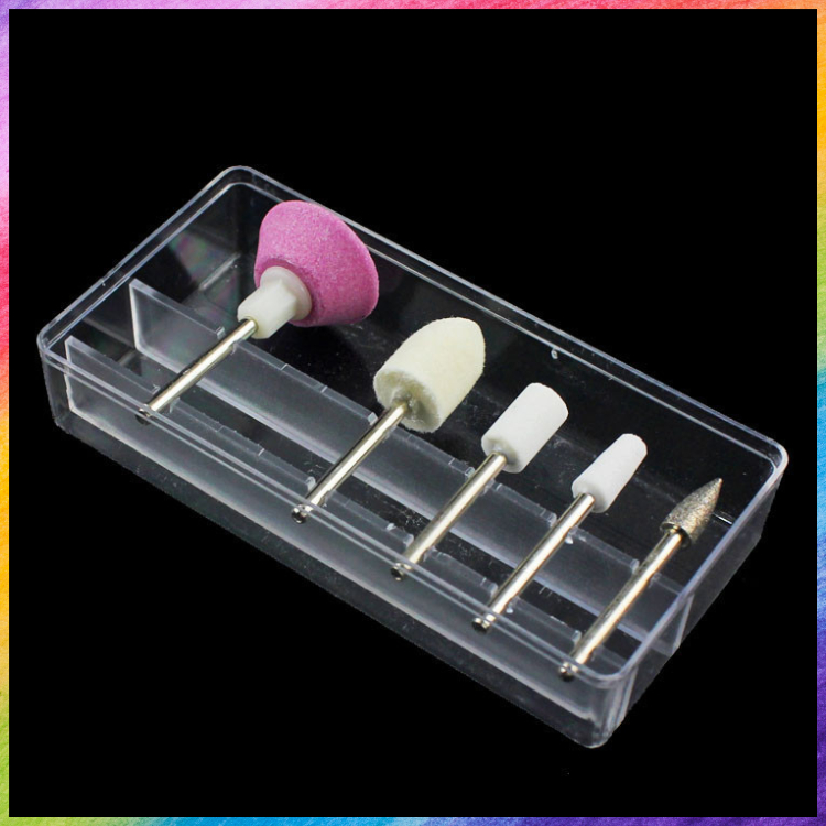 ชุดหัวเจียรเล็บ 5 ชิ้น บัพขัดเจีย สำหรับมือใหม่ เตรียมหน้าเล็บ แต่งหนัง ขัดเงา ครบจบในเซ็ตเดียว