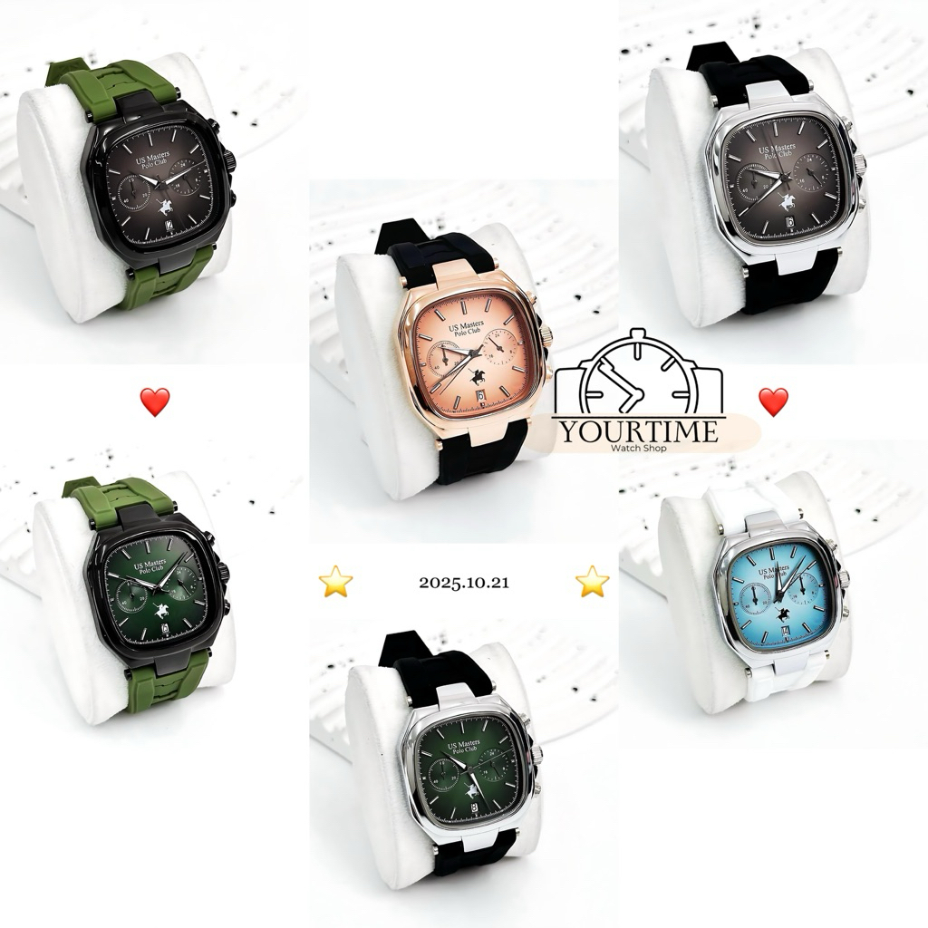 US MASTER POLO CLUB USM-DD06 นาฬิกาผู้ชาย แท้💯%💖 ประกันศูนย์ไทย 1 ปี