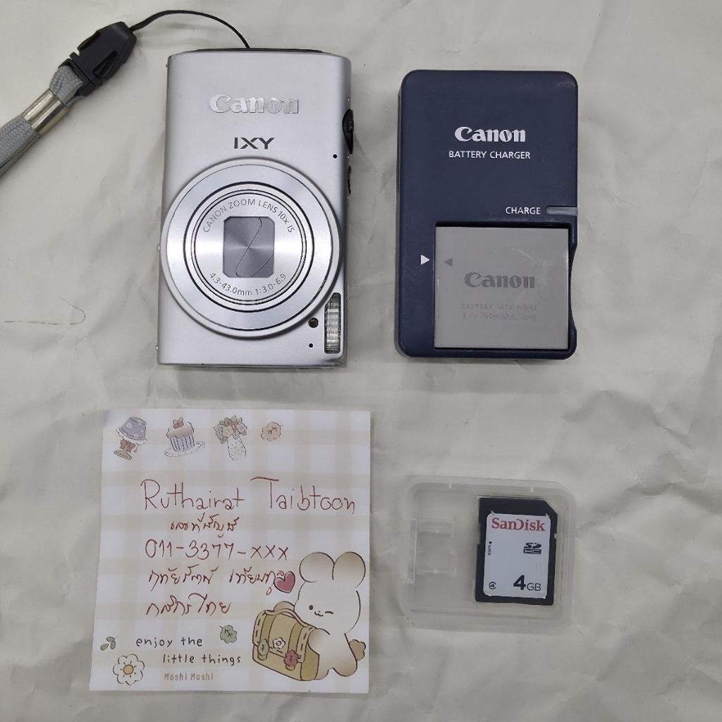 🌈กล้องดิจิตอล Canon IXY 610F (ixus 255 hs/Powershot elph 330 hs) สีเงิน