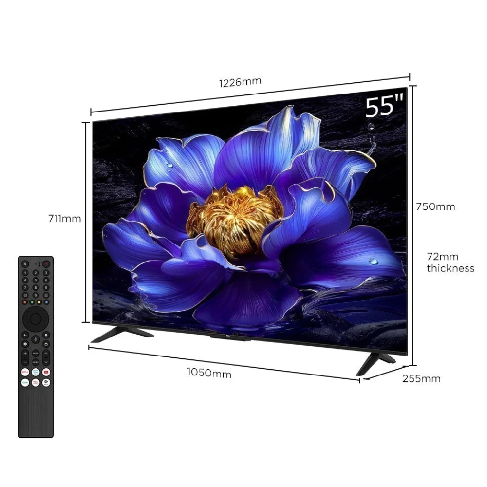 NEW 2025 TV รุ่น V6C ขนาด 55 นิ้ว 4K UHD Google TV รุ่น 43V6C HVA Panel ระบบปฏิบัติการ Google