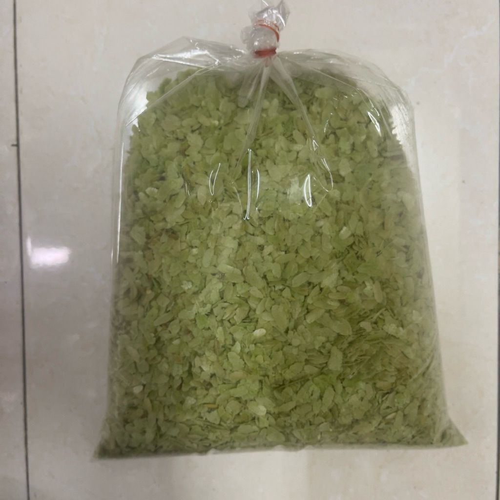 ข้าวเม่าข้าวเหนียว อย่างดี แห้งสวย ใหม่ แบ่งขาย 1 กิโลกรัม มี2 สี สีเขียว และสีขาว - รูปที่ 5