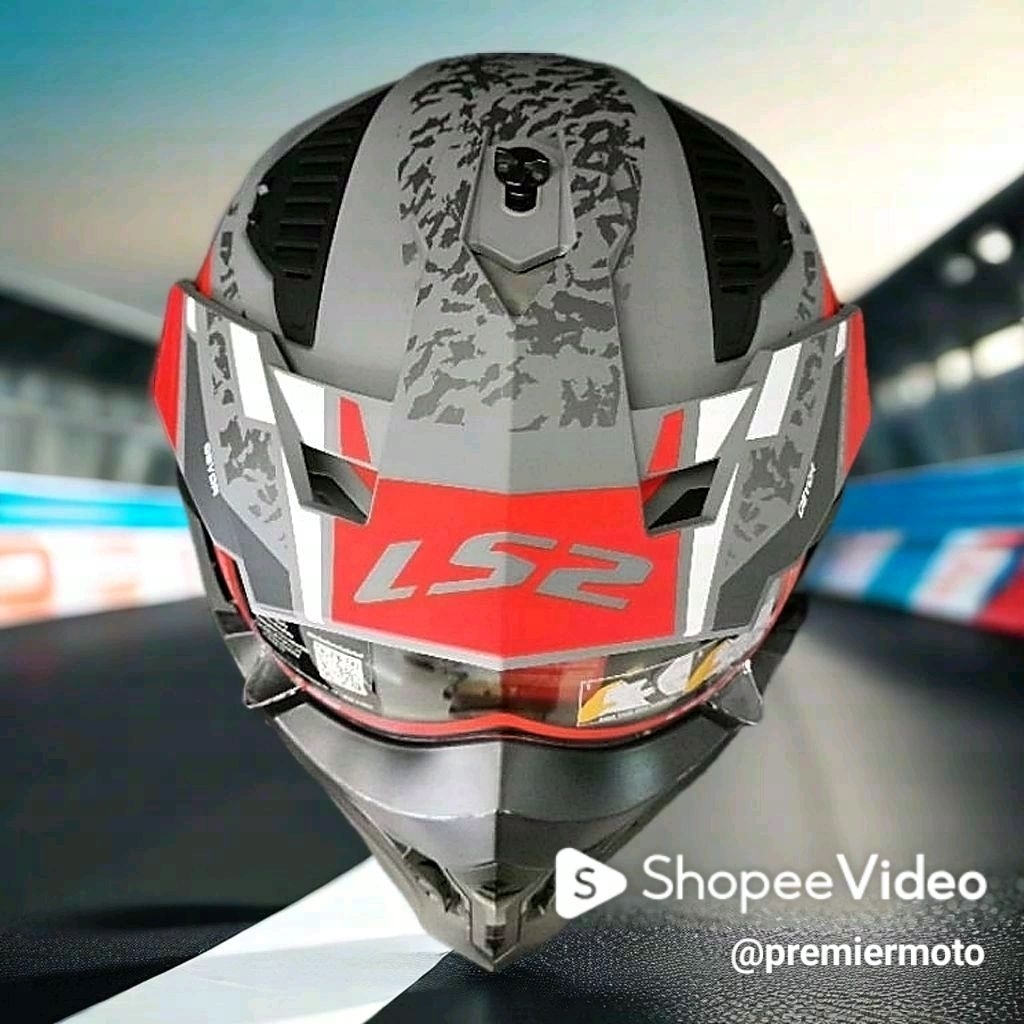 LS2 หมวกกันน็อค OF606 Drifter Devor  แนว Street ถอดคางได้