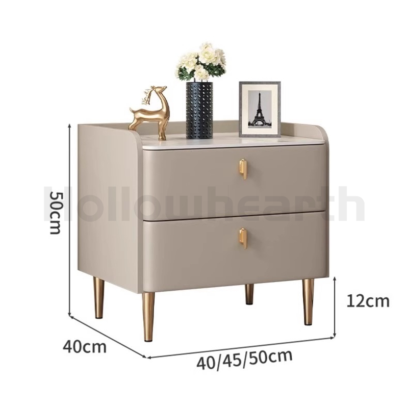 รัระกัน1ปี โต๊ะข้างเตียง ตู้ข้างเตียงหินแกรนิต หินแกรนิต IKEA 40/45/50 ซม สีขาว/กากี/เทา โลหะทนทาน ประกอบแล้ว pkf ราคา ถูกที่สุด ดีลบีเคเค แกลเลอรีภาพที่ 9