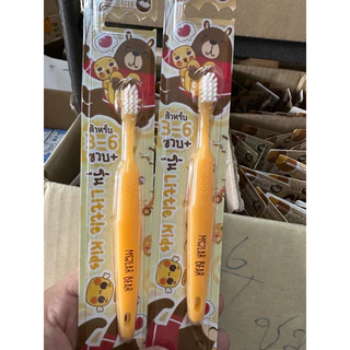 (3-6 ขวบ+) แปรงสีฟัน Molar Bear ครบ7สี / 7วัน