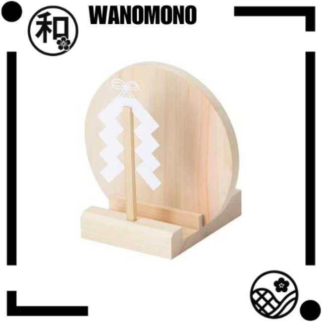 【Japan Quality】Kamidana Village Ofuda Stand [Kamisama and Paper Streamer Knot] Oshibida Stand