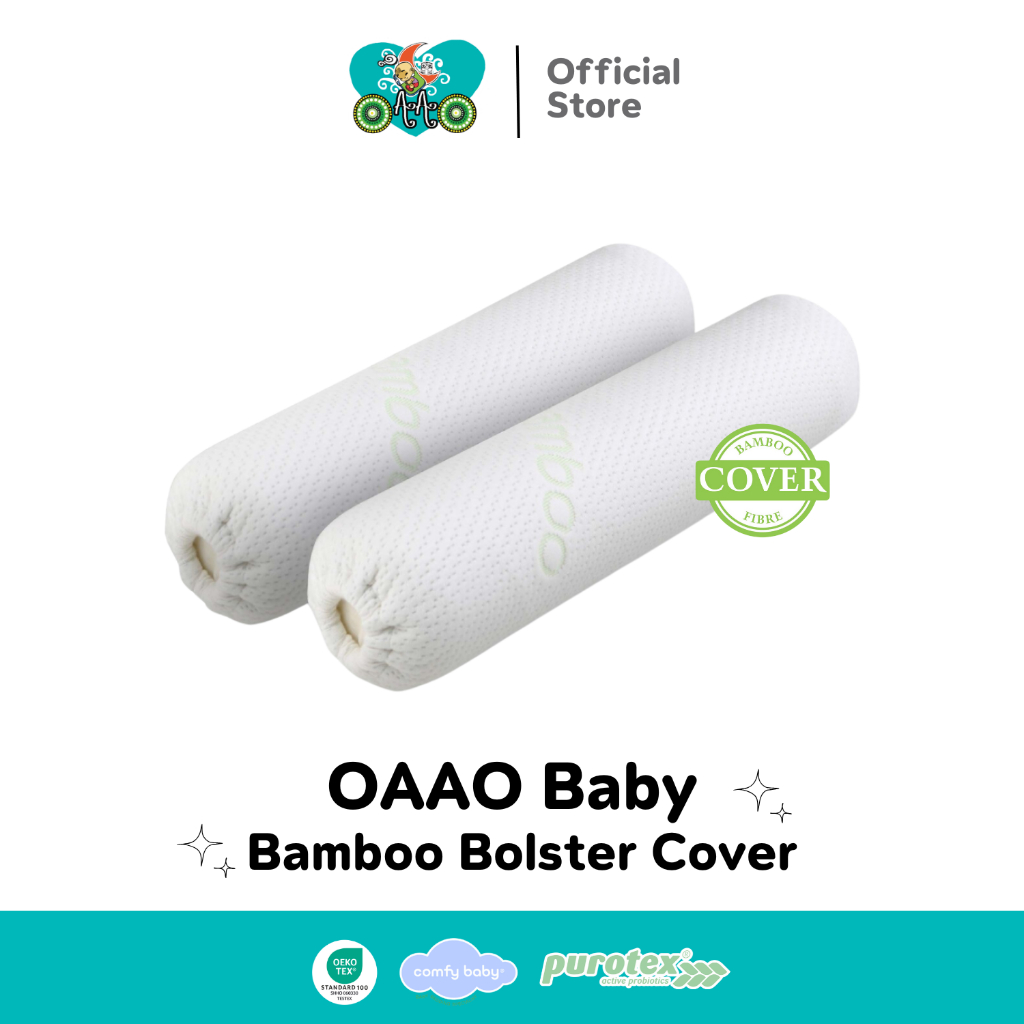 OAAObaby Baby Bolster Cover ปลอกหมอนข้าง | ผ้าใยไผ่ Purotex®