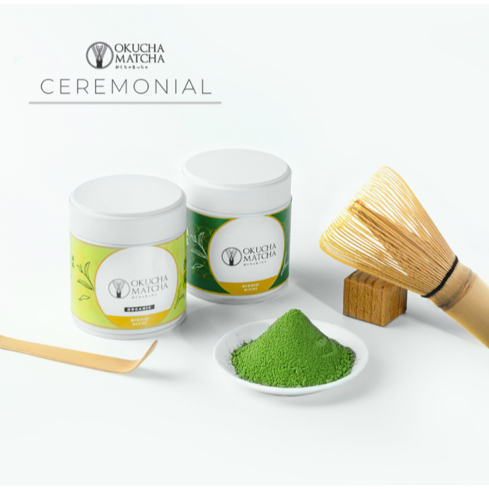 Matcha มัทฉะชาเขียว เกรดพิธี นำเข้าญี่ปุ่น 5 เมือง แบรนด์ Okucha Matcha