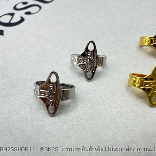 แป้นรองต่างหูดาวเสาร์ อะไหล่เงิน ทอง งานเคลือบสวย ตรงตามแบบของแท้ พร้อมส่ง 1 คู่ 2 ชิ้น