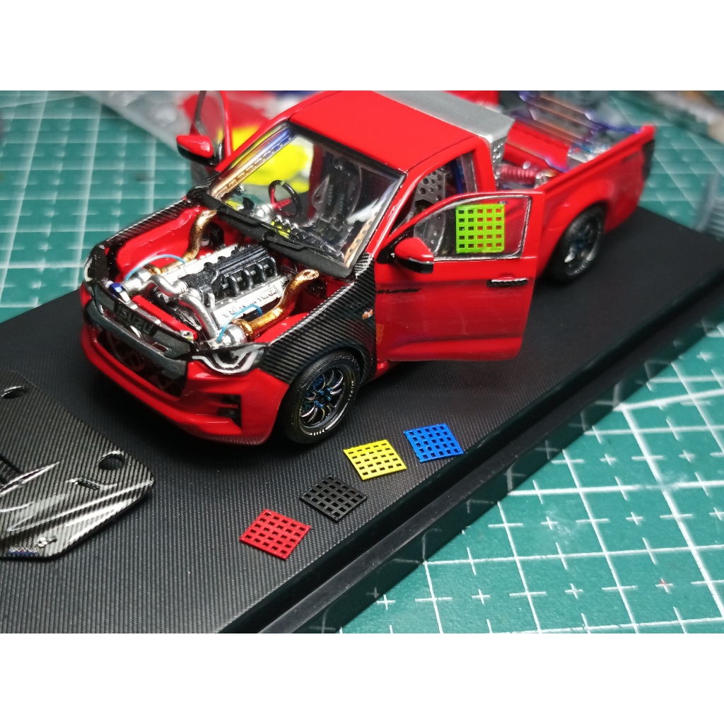 ของแต่ง ตะขายรถแข่ง ติดโมเดลรถสเกล1/64