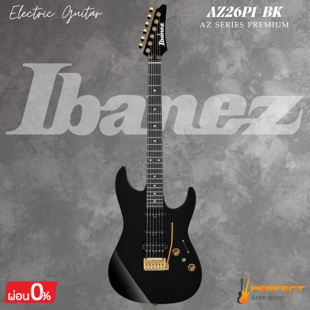กีตาร์ไฟฟ้า Ibanez AZ26P1-BK Electric Guitar * กรุณาสอบถามก่อนสั่งซื้อ *