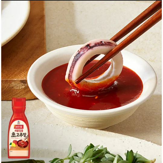 ซีเจ แฮชันดึล โชโคชูจัง รสเผ็ดหวาน ซอสสำหรับจิ้ม 300g CJ CHO GOCHUJANG 해찬들 초고추장 - รูปที่ 2