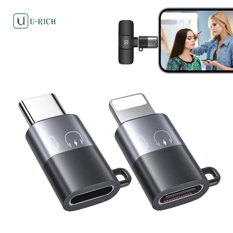 OTG type c ถึง IP อะแดปเตอร์สําหรับ iPhon ชาย usb c หญิง type c อะแดปเตอร์สําหรับหูฟัง usb แฟลชไดรฟ์ OTG