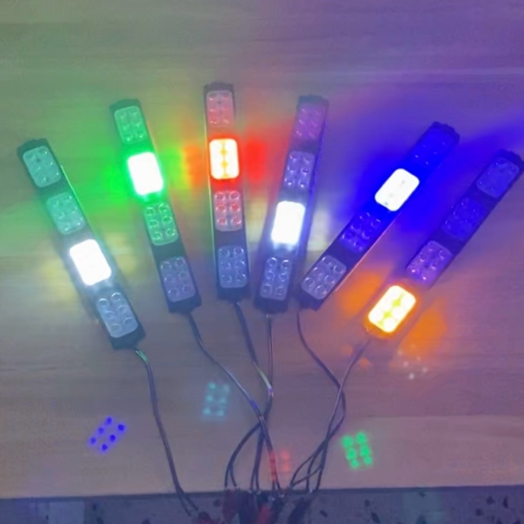 ไฟ LED กระพริบแรงดันต่ำสีแดง น้ำเงิน เขียว ขาว และเหลือง สำหรับรถจักรยานยนต์ รถยนต์ และรถบรรทุก1ชิ้น ราคา ถูกที่สุด ดีลบีเคเค แกลเลอรีภาพที่ 3