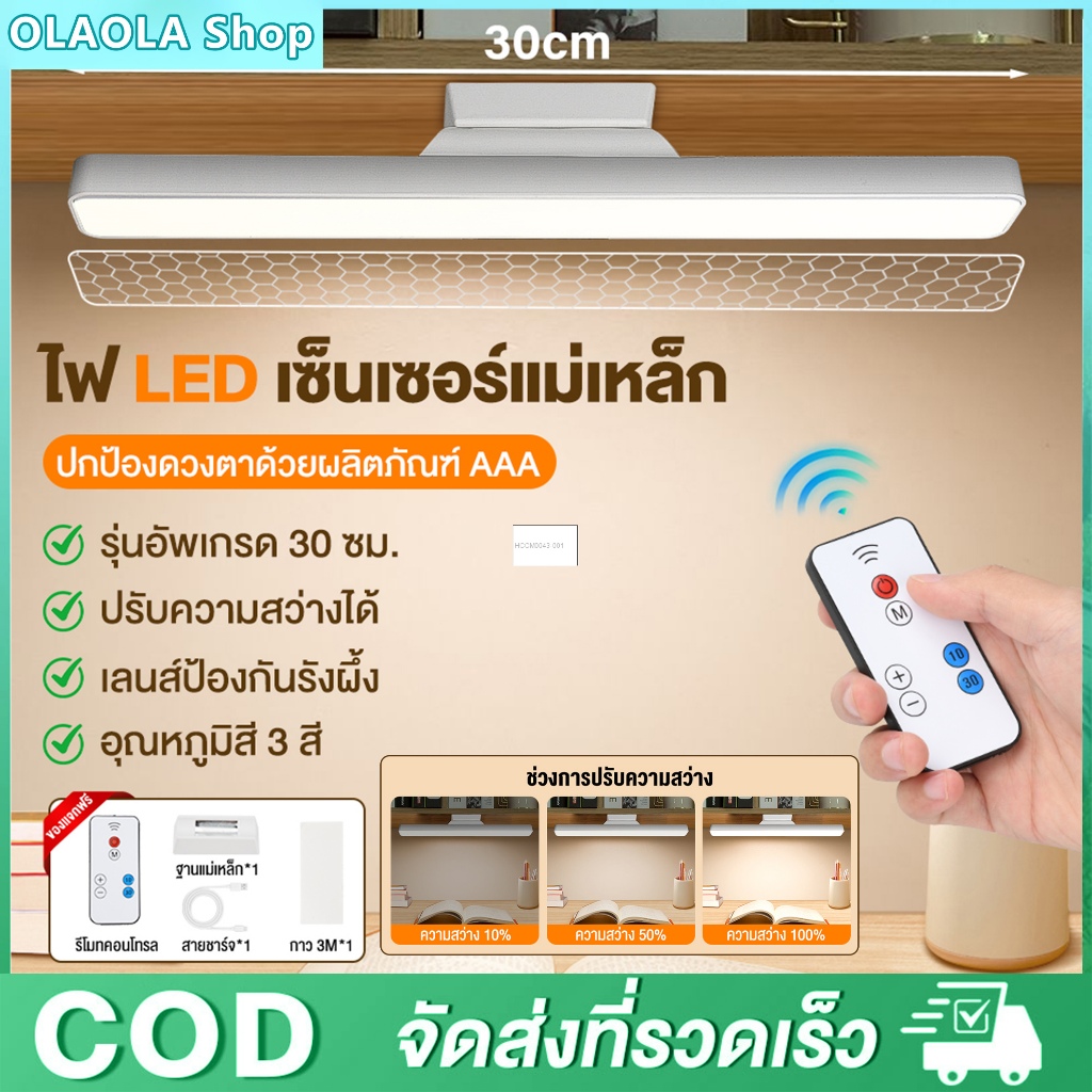 โคมไฟตั้งโต๊ะ LED แบบชาร์จไฟได้ป้องกันดวงตา โคมไฟข้างเตียงนอน โคมไฟแต่งหน้ากระจก โคมไฟหอพัก โคมไฟแม่เหล็กหมุนได้
