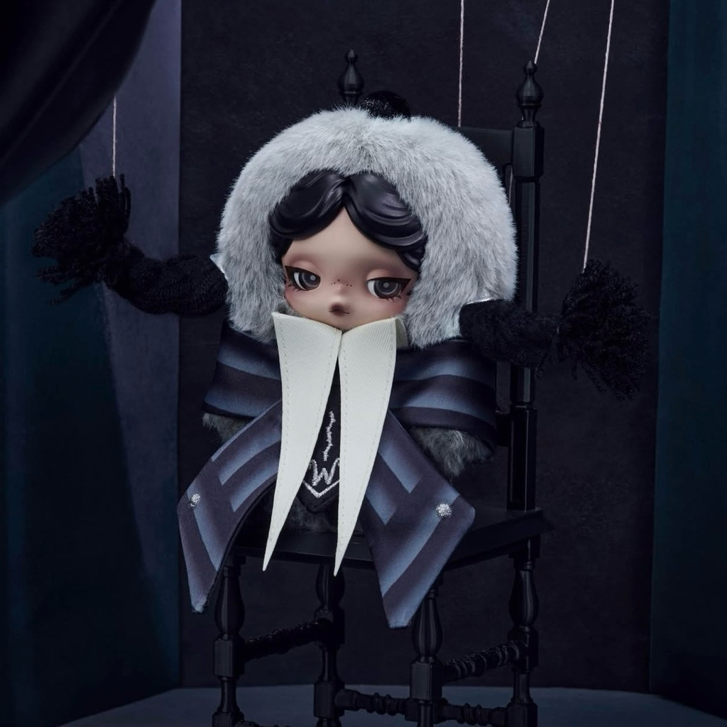 [พร้อมส่งจาก 🇹🇭] SKULLPANDA × Wednesday Plush แท้💯