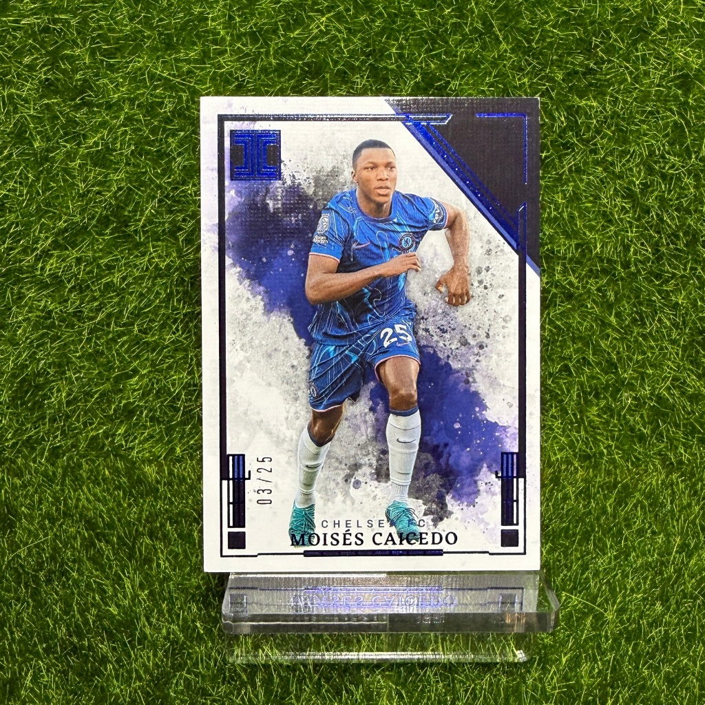 RUN /25 Moises Caicedo Sapphire Panini Impeccable #149