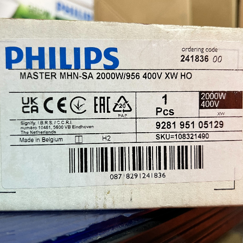 MASTER MHN-SA 2000W/956 400V XW HO UNP/1