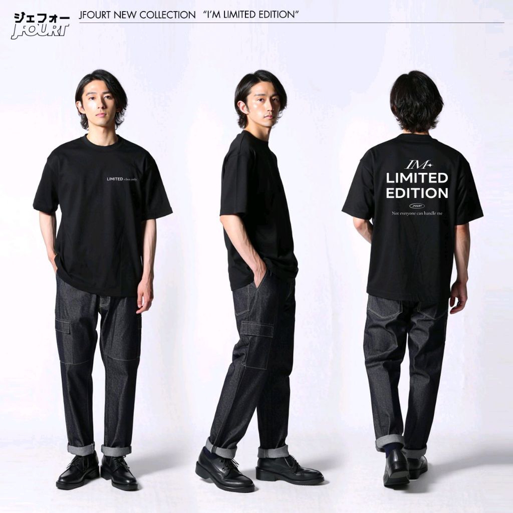 JFOURT เสื้อยืดคอลเล็กชั่นใหม่ "I'M LIMITED EDITION" #2 รุ่น Built Different Born Limited