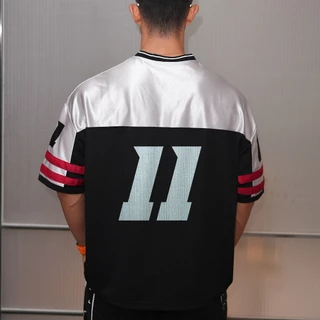 Musculo Sport jersey number 11 เสื้อยืดกีฬาโอเวอร์ไซส์คอวี หมายเลข11