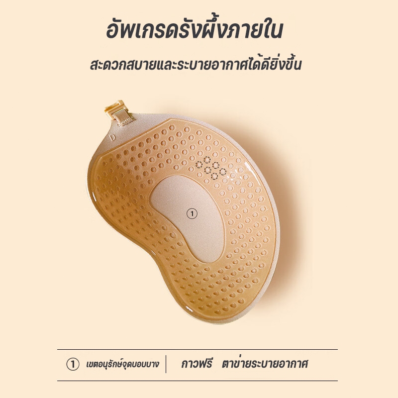 ✨บราปีกนก ✨𝑩𝒓𝒂 บราปีก บราปีกนกทรงกลม  กาวเหนียว ปีกนก บราปีกนกกันน้ำกันเหงื่อ บรากาวซิลิโคน - รูปที่ 2