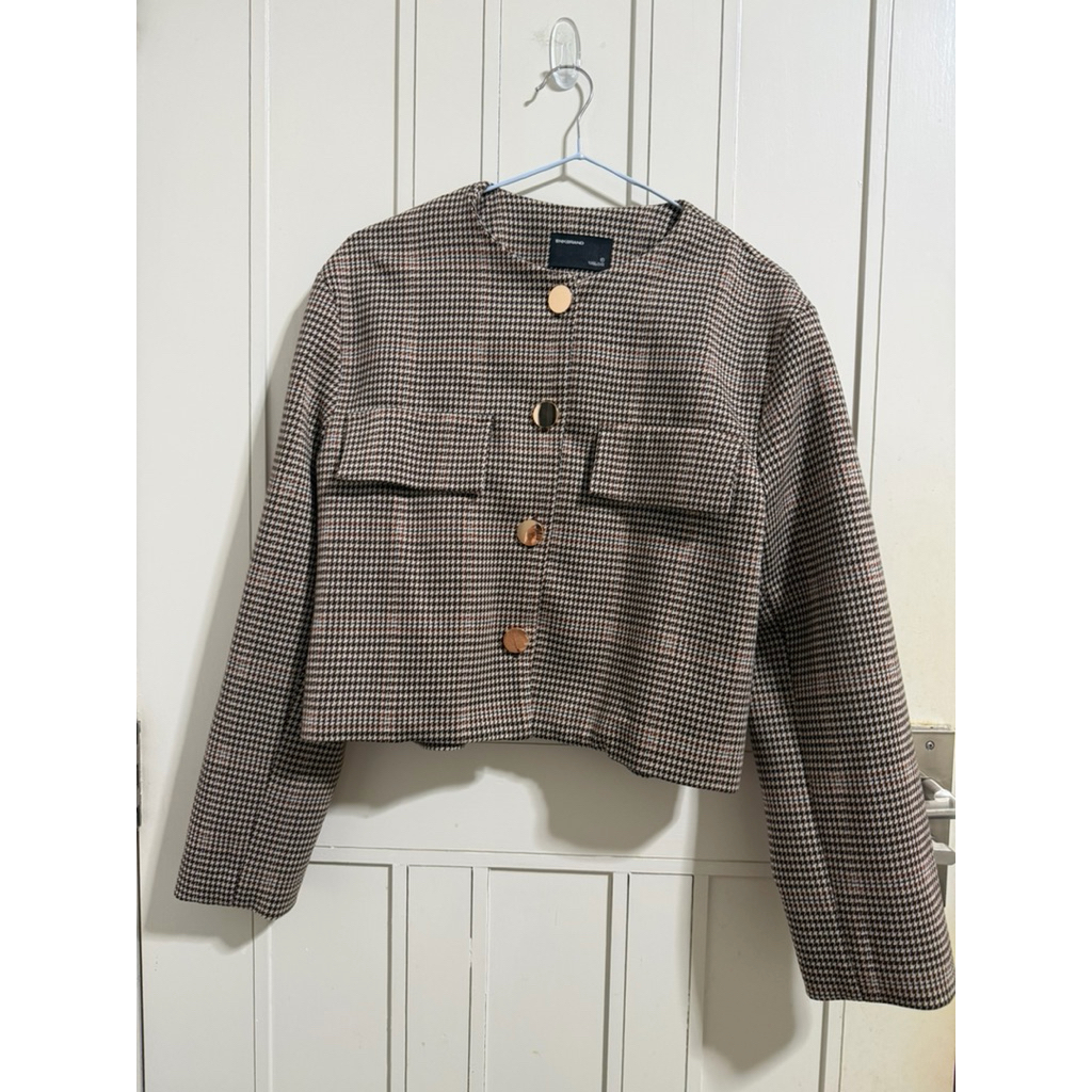 bnk brand เสื้อคลุม milan jacket สี scotch ผ้าญป นุ่มมาก