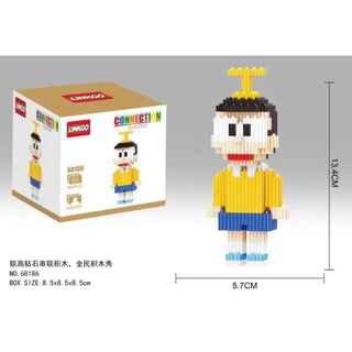 ตัวต่อเฟือง ไจแอนท์ โดเรมอน ครบเซตมีหกแบบ จำนวน303ชิ้น