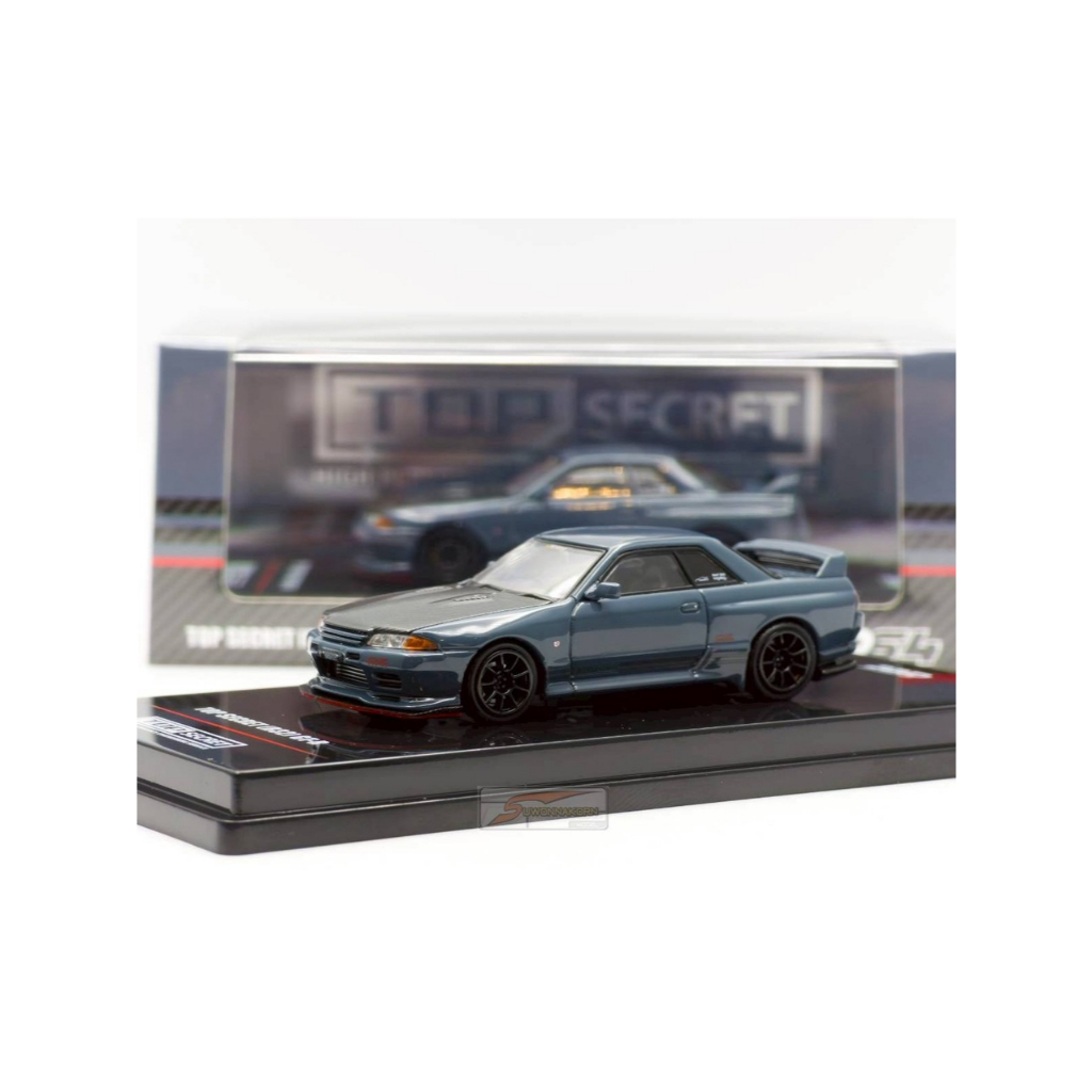 INNO 64  1/64 TOP SECRET (R32) GT-R STEALTH GREY