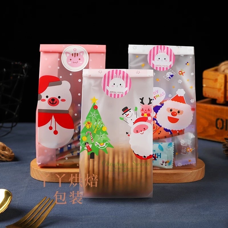 [ถูก ขายดี!!] ถุงขนมขยายข้างมี 2 ไซส์ ลายน่ารัก ใส่คุกกี้และขนมต่างๆได้ - รูปที่ 2