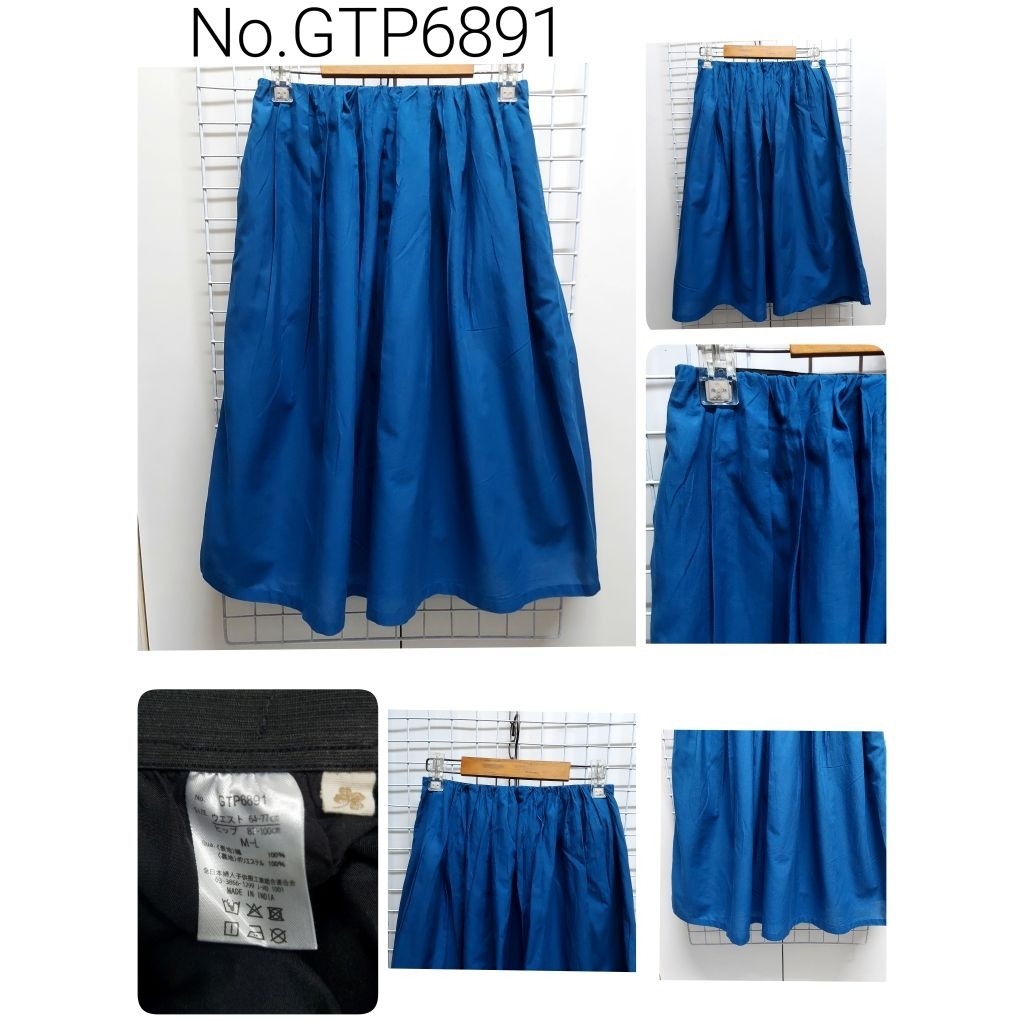 4678. No.GTP6891 กระโปรงผ้าคอตตอนญี่ปุ่นมือสอง