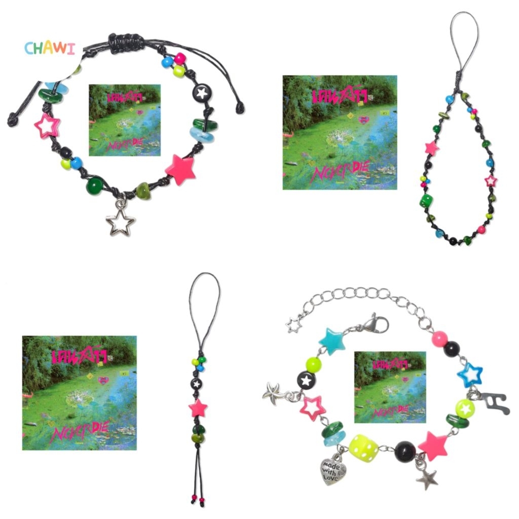 กำไล สายคล้องโทรศัพท์ ออกแบบตามปกนิยาย เดนดาวneverdie