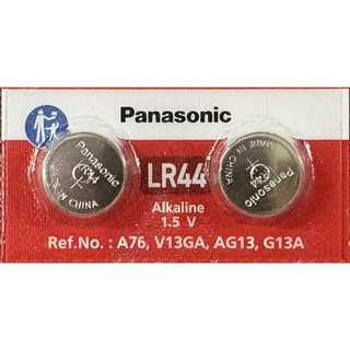Panasonic LR44 (A76, AG13, L1154 เทียบเท่า) ถ่านกระดุม อัลคาไลน์ ของแท้ร้อยเปอร์เซ็นต์ ไม่แท้ยินดีคืนเงิน