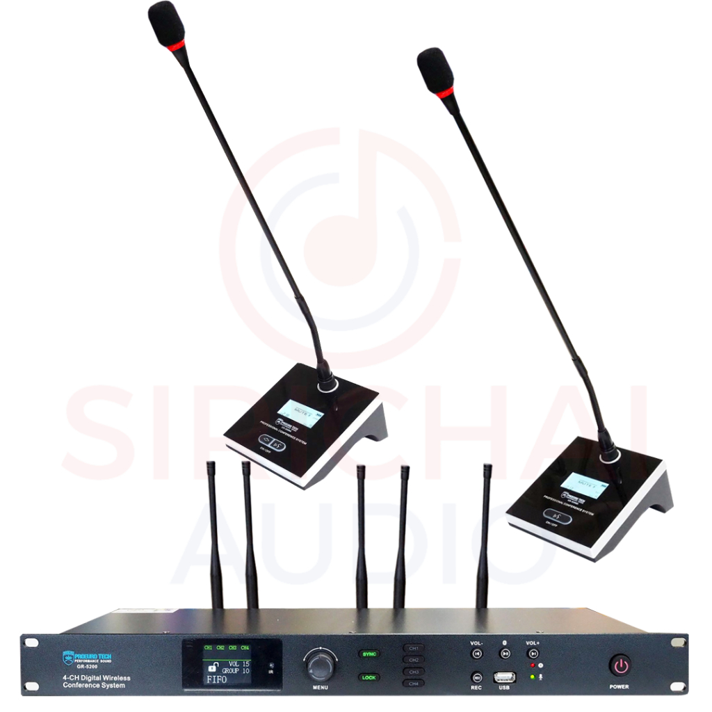 ชุดไมค์ประชุมไร้สาย PROEUROTECH รุ่น GR5200