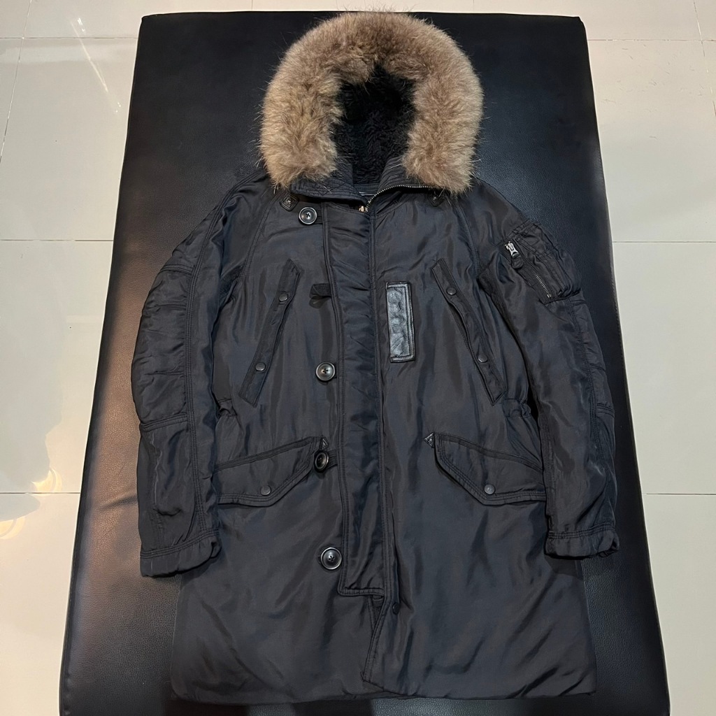 GOA 2000s Fur Raccoon N3ฺฺB Hoodie Apocalypse Cargo Jacket