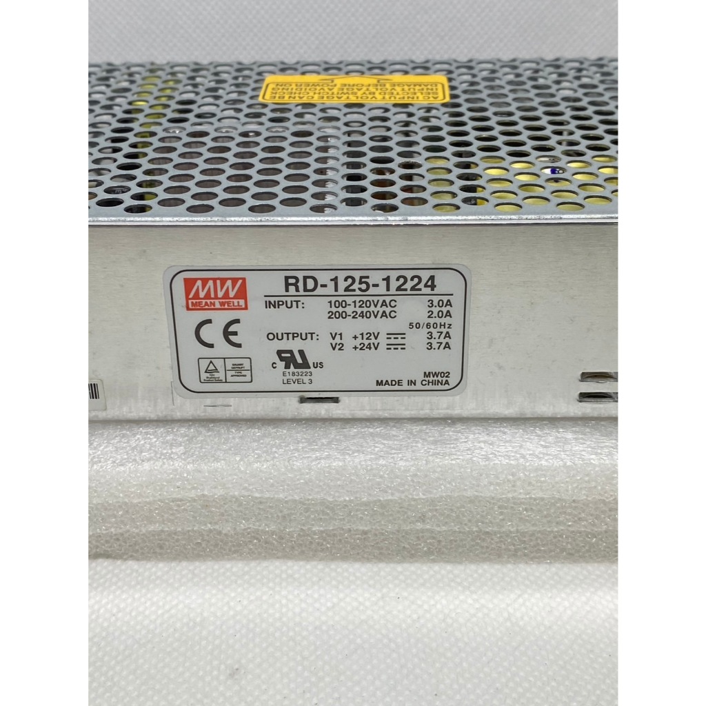 MEAN WELL RD-125-1224/RD-65B/RD-125B Switching Power Supply
