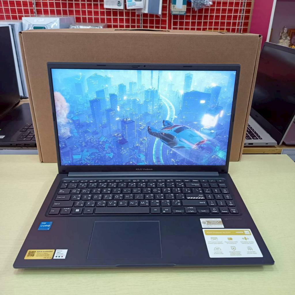 ASUS VIVOBOOK 15 X1504VA-NJ348WA  สภาพเครื่อง 100% ไร้ริ้วรอย *เครื่อง 4 เดือน ประกันศูนย์ 25/06/202