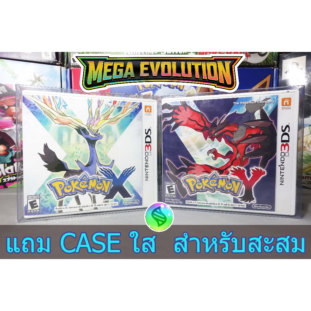 [ปฐมบท Pokemon Z-A] Pokemon X, Pokemon Y GAME NINTENDO 3DS MEGA EVOLUTION